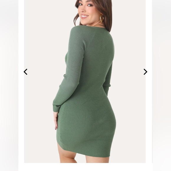 Kittenish Asymmetrical Mini Dress - Picture 3 of 3